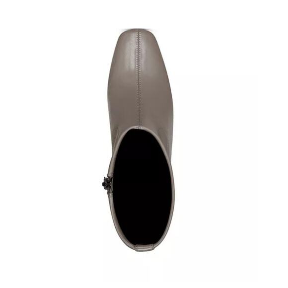 NEW Aerosoles Cinnamon Heeled Tailored Booties Trench Coat Square Toe 9.5M - Picture 6 of 6